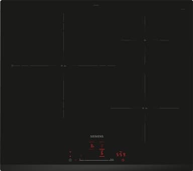 Siemens - Placa de Inducción, 60 cm, 3 Zonas de Cocción, Home Connect, FryingSensor, Negro, EH631HDC1E