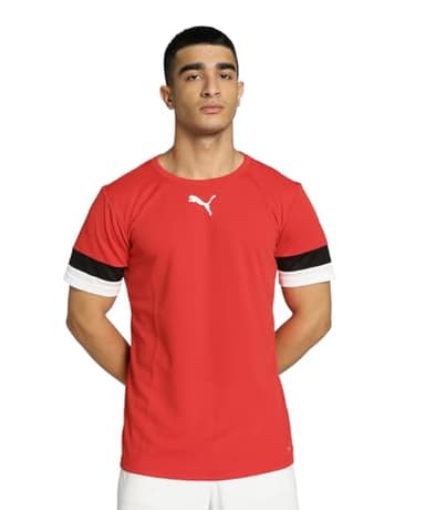PUMA Hombre Shirt, Puma Red-puma Black-puma White, XL