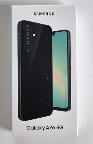 SAMSUNG Galaxy A26 256GB 8GB 256GB Black (SM-A266BZKCEUE) - [Versiones italiano, húngaro, polaco, rumano, austriaco y suizo]