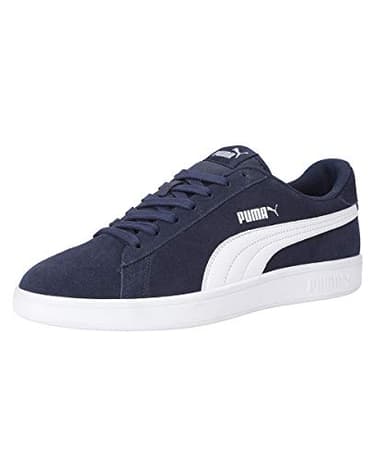 PUMA Smash V2, Zapatillas de Deporte Unisex adulto, Peacoat-Puma White, 44.5 EU