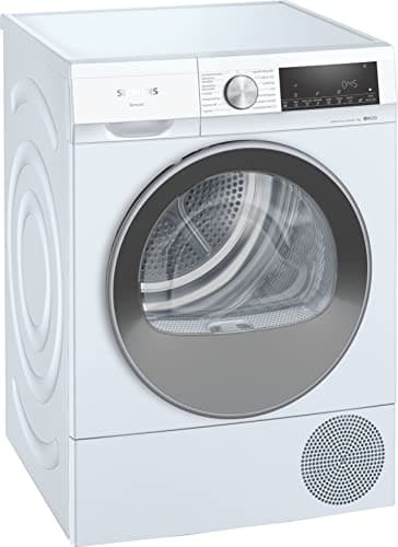 SIEMENS - Secadora con bomba de calor, 9 kg, iQ500, autoDry, Media carga, Blanco, WQ42G200ES, Lanzamiento 2025