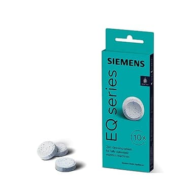 Pastillas de limpieza Siemens Fórmula mejorada TZ80001A. Blanco