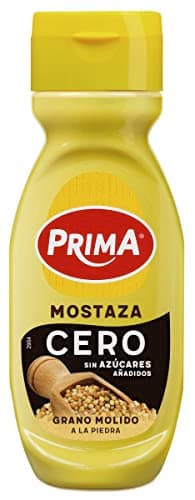 Prima Mostaza Cero, mismo sabor sin azúcares añadidos. 265 g