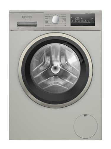 Siemens - Lavadora de carga frontal iQ300, 9 kg, 1400 r.p.m, smartFinish, Programa outdoor, Motor iQdrive, Acero mate antihuellas, WM14N29XEP