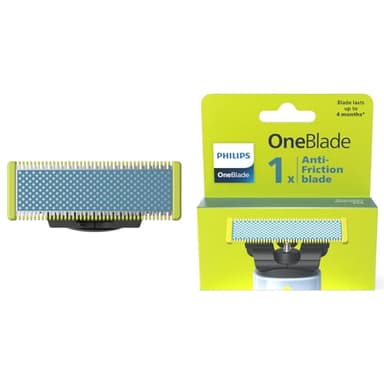 Philips OneBlade First Shave cuchilla, compatible con todos los mangos OneBlade y OneBlade Pro, para piel facial muy sensible, 1 unidad (modelo QP215/50)