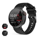 Reloj inteligente Ultra Hombre mujer con llamadas y WhatsaApp (recibir/hacer llamada),1,52" redonda pantalla HD fitness tracker con Monitor Sueño,smartwatch con 120+ Deportes Modos para Android iOS
