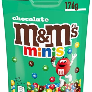 M&M's Minis Snack en Bolitas de Colores de Chocolate con Leche 176g