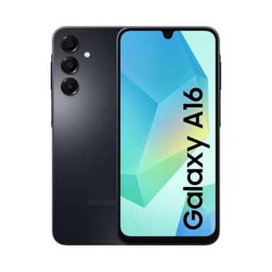 Samsung Galaxy A16 4G LTE, Teléfono Móvil Android, Pantalla 6,7" Super AMOLED, Múltiples Cámaras, Almacenamiento 256GB, Negro (Versión Española), Garantía del Fabricante 3 Años + 1 Año Extra